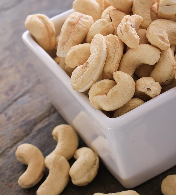 cashew nut blanching