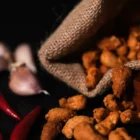 Spicy Coated Chilli and Garlic Cashews perfect for snacking